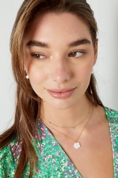 Collana stelle in acciaio inossidabile - argento Silver Color Stainless Steel h5 Immagine4